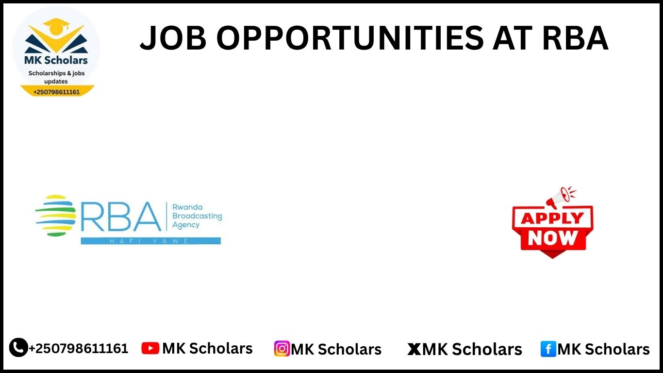 JOB OPPORTUNITIES AT RBA 
